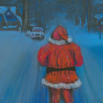 Santa painting